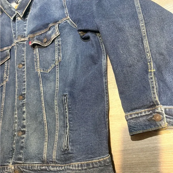Levi's Classic Indigo Denim Jacket Size 3XL #bigandtall - Picture 3 of 9
